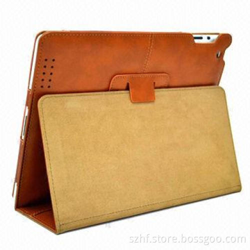 Leather case for iPad, OEM orders are welcome